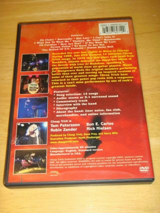 Trick Live DVD MUSIC FOR HANGOVERS Live at Metro Chicago 1998 RARE PROMO 3