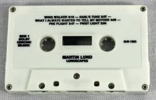 Martin Lund 1985 Lundscapes Album Cassette Tape Smooth Jazz Fusion Music Rare 4