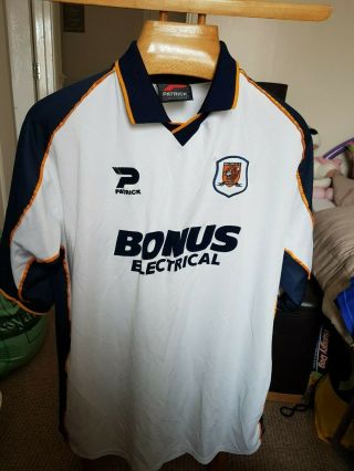 Rare Old Hull City Away Football Shirt Size Xx Large