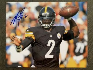 Michael Vick Pittsburgh Steelers Signed 8x10 Photo Jsa Witness Rare Hof