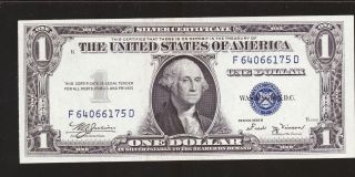 1935 - B $1 Silver Certificate Rare Fred Vinson Note Uncirculated 5 Of5 Notes