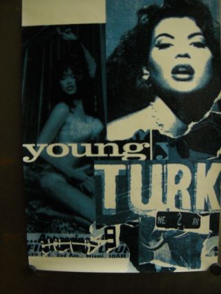 Young Turk Dynamic Rare Pulp Style Vintage Promo Poster