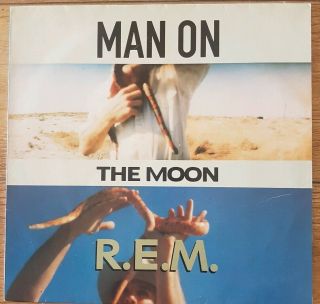 Rem - Man On The Moon - Rare 1992 Uk 12in Vinyl Single R.  E.  M.