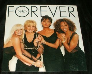 Spice Girls Forever 12x12 Rare Promo Poster Flat 2000 Cd Album Release