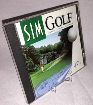 Sim Golf For (pc,  1996) By Maxis Rare