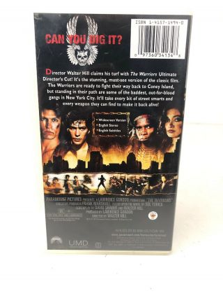 The Warriors Ultimate Director ' s Cut Widescreen PSP UMD Movie Rare 4