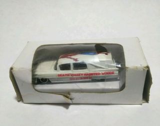 Matchbox 1963 Cadillac Fleetwood White Hearse Death Valley Rare Funeral Cars
