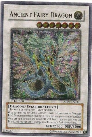Yugioh Ancient Fairy Dragon - Anpr - En040 - Ultimate Rare - 1st Edition Moderatel