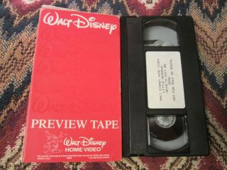 Disney Preview Tape VHS The Little Mermaid Ariel ' s Gift 5 Demo RARE Screener 2