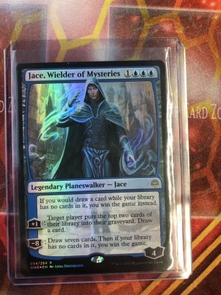 Foil Jace,  Wielder Of Mysteries X1 Mtg Nm - M War Of The Spark Rare