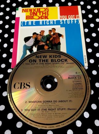 Kids On The Block - You Got It (the Right Stuff) Rare Cd Single