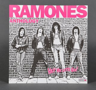 Ramones Anthology Hey Ho Let’s Go Poster 2 - Sided Flat Square Promo 12x12 Rare