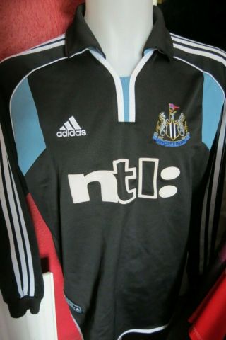 Newcastle United Football Shirt Away 2000 - 01 L/s Size X - Large Xl Rare Retro