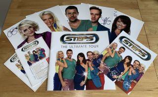 Steps The Ultimate Tour Program With 6 Signed Photos And Tour Flyers Rare