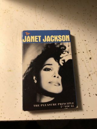 Janet Jackson The Pleasure Principle 2 Track Cassette Single Very Rare