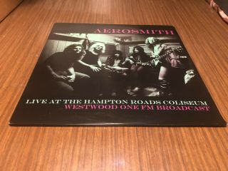 Aerosmith Live At The Hampton Roads Coliseum Rare Live 2 Lp