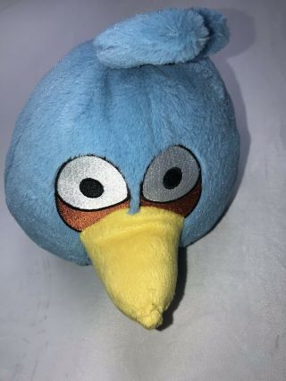 Rare Angry Birds Blue Bird Jay Jake Jim 8 " Bird Stuffed Plush Toy
