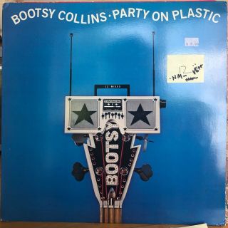 Bootsy Collins “party On Plastic” 1988 Rare Vintage 12 " Vinyl Single Vg,