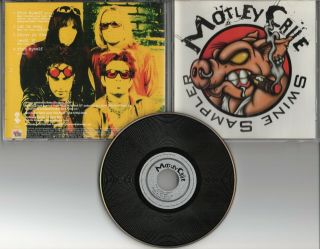 Motley Crue - Swine Sampler Cd (1997) Elektra Prcd - 9810 - 2 [rare 4 Track Promo]
