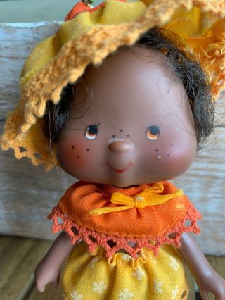RARE VINTAGE Strawberry Shortcake Orange Blossom 5” Doll Figure 1980s 2