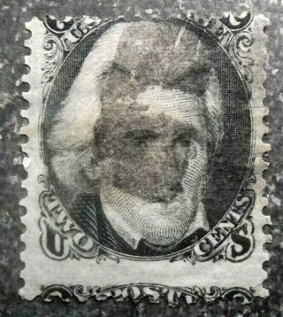 Buffalo Stamps: Scott 73,  1861 Black Jack Rare Perforation Error,  Cv = $75