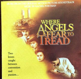 Rare 1991 Rachel Portman Ost Cd: " Where Angels Fear To Tread " 15 Trax - Ships