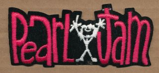 Pearl Jam Rare Vintage Iron - On Patch