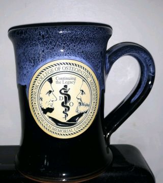 Rare Deneen Pottery Hand Thrown Coffee Mug Lincoln Memorial