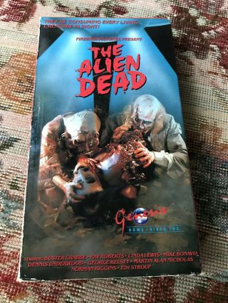 The Alien Dead Vhs Rare Horror Zombies Cult Genesis