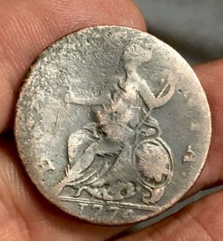 George Evasion 1/2 Penny 1774 Very Rare