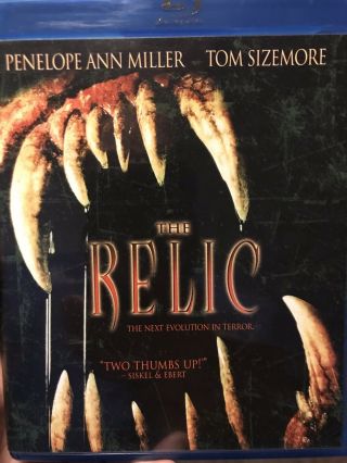The Relic (blu - Ray Disc,  2010) Rare Oop {out Of Print}.
