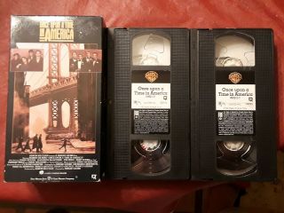 [once Upon A Time In America] 1983.  Drama.  2 - Vhs Set.  Rare