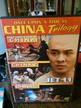 Once Upon A Time In China Trilogy (dvd) Jet Li Like Rare & Oop