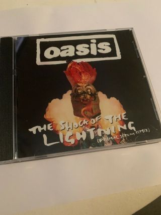 Oasis The Shock Of The Lightening Primal Scream Remix Cd Single Rare Us Import