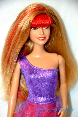 Rare Stunning Raquelle Summer Barbie Doll With Red Hair Bangs