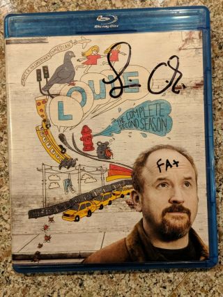 Rare Signed By Louis Ck Louie The Complete Second Season On Blue Ray