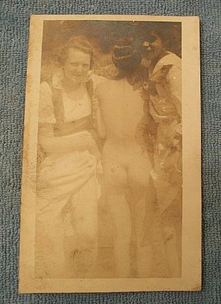 Vintage Antique Postcard Featuring Nude Naked Women Rare Images