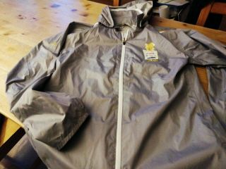 Rare Adidas Olympic Torch Relay Silver Jacket Large