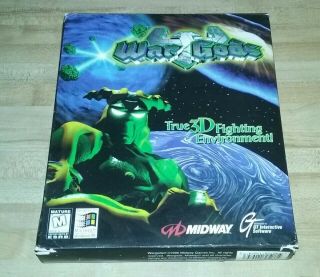 War Gods Big Box Pc Game By Midway Rare Retro Item Windows 95