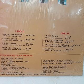 LA PERFECTA RARE CURAZAO SALSA GUAGUANCO MONTUNO EX 109 LISTEN 2