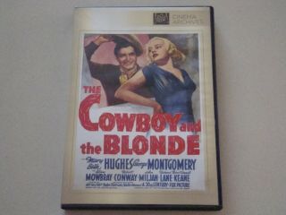 The Cowboy And The Blonde Dvd Fox Cinema Archives Rare Hollywood Classic