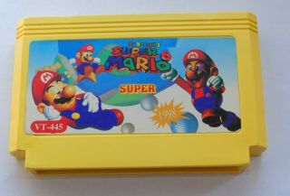 Very Rare Old Nes Famicom Famiclone Cartridge - Mario Bros 6