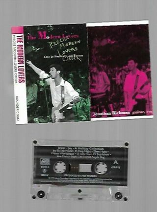 Rare - The Modern Lovers With Jonathan Richman Cassette Tape - Live In Berkeley