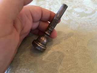 STUNNING Vintage EARLY MODEL Vincent Bach Corp 7C Trumpet Mouthpiece RARE 4
