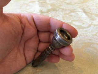 STUNNING Vintage EARLY MODEL Vincent Bach Corp 7C Trumpet Mouthpiece RARE 5