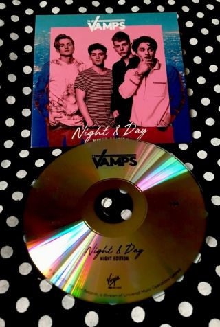 The Vamps - Night & Day Rare Promo Cd Album In Cardsleeve