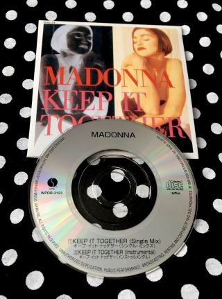 Madonna - Keep It Together Rare Japan 3” Reissue Cd Single