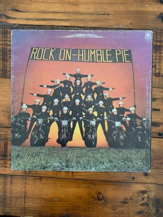 Humble Pie Rock On Rare Vinyl Record Hard Rock Steve Marriott Peter Frampton