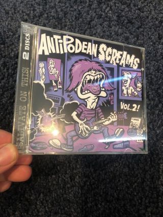 Antipodean Screams 2cd Vol.  2 Rare Australian Nz Garage Rock Bands