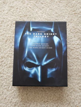 The Dark Knight Trilogy (blu - Ray Disc,  2012,  5 - Disc Set,  Limited Edition) Rare